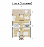 Дом из профилированного бруса VZ-329